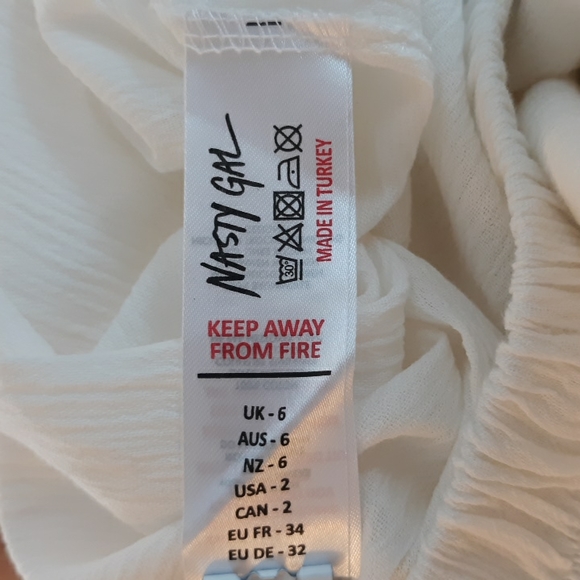 Ladies Nasty Gal Beach Skirt NWTs sz2 - Picture 7 of 8